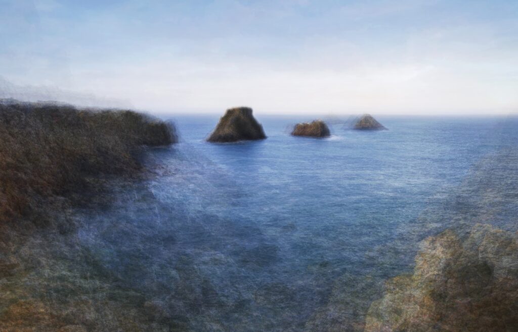La pointe de Pen Hir - Superposition d'images numériques - Corinne Vionnet