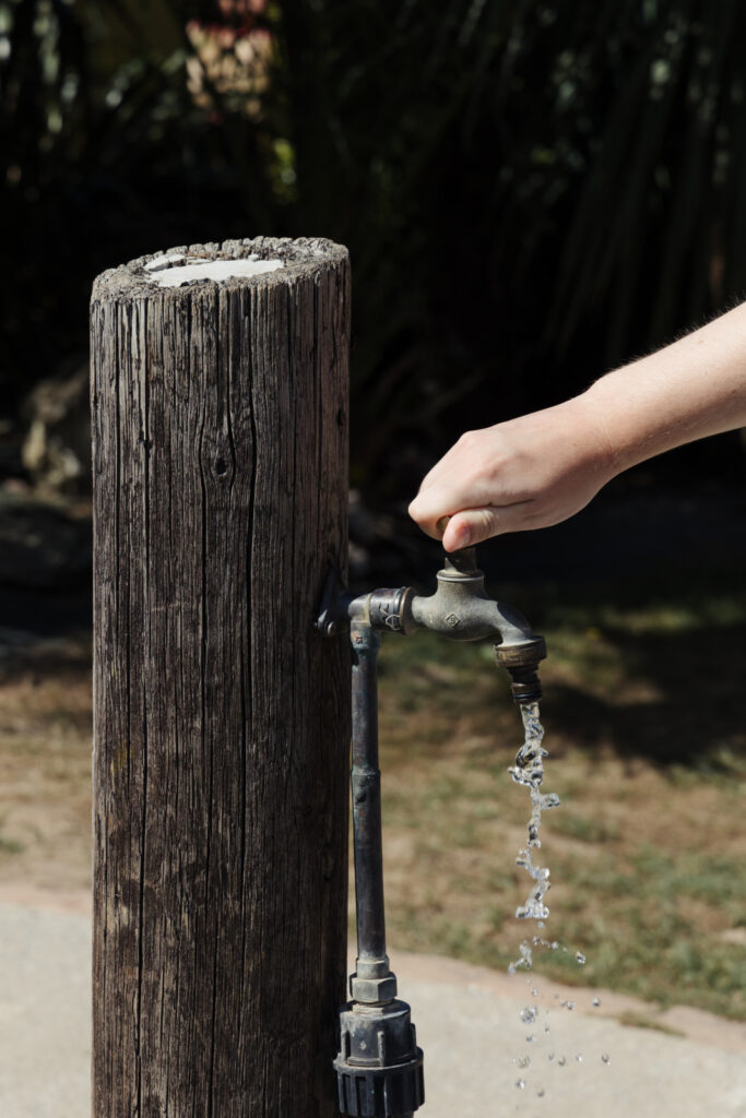 Josselin - Camping des cerisiers - Robinet d'eau